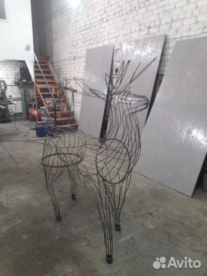 Садовые фигуры из металла