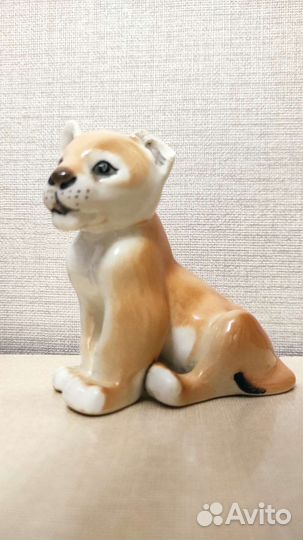 Фарфоровую статуэтка Львёнок лфз