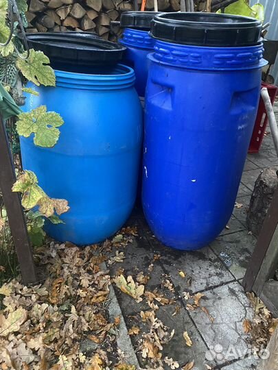 Бочка пластиковая 200 литров бу