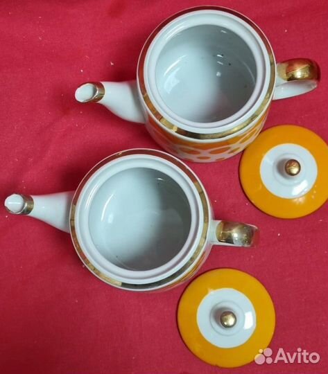 Чайный сервиз СССР. Южноуралский фарфоровый завод