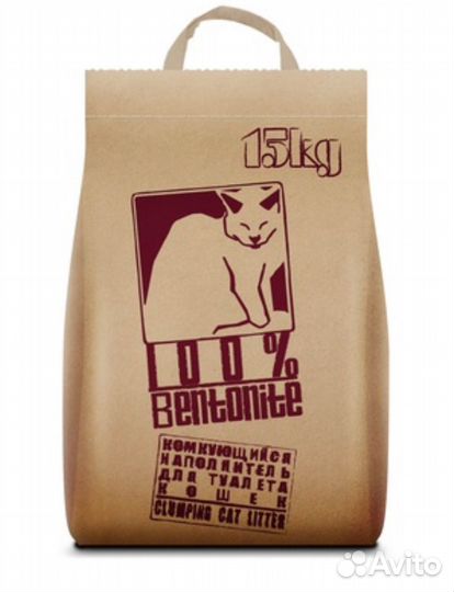 Кошачий наполнитель комкующийся (15кг)