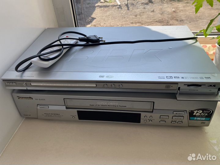Видеомагнитофон panasonic и dvd bbk