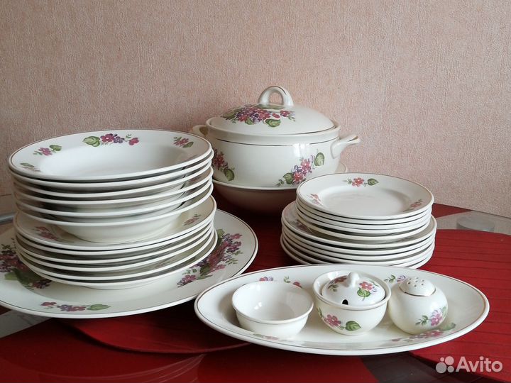 Столовый сервиз СССР зик