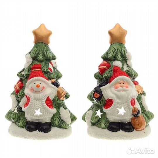 Сувенир елка со светодиодом в упаковке