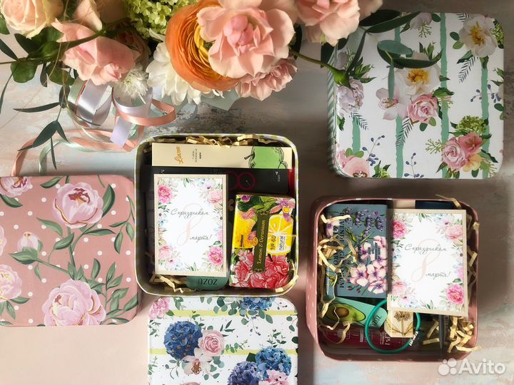 Подарочный набор бокс косметический