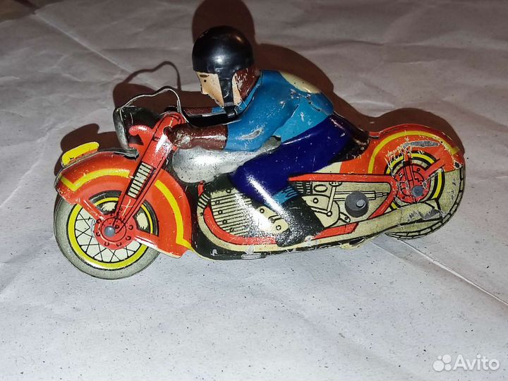 Мотоцикл игрушка металлическая
