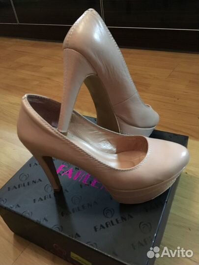 Туфли светло розовые