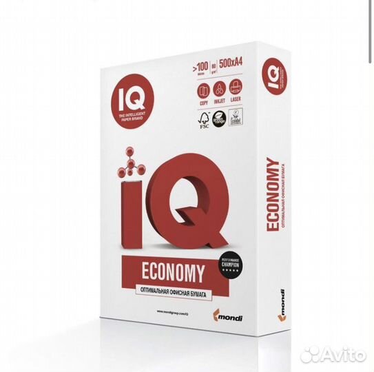 Бумага офисная IQ для принтера А4