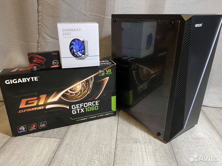 Игровой пк/ 12 ядер/GTX 1060 6GB/16GB DDR4