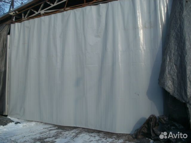 Шторы утепленные в гараж из брезента