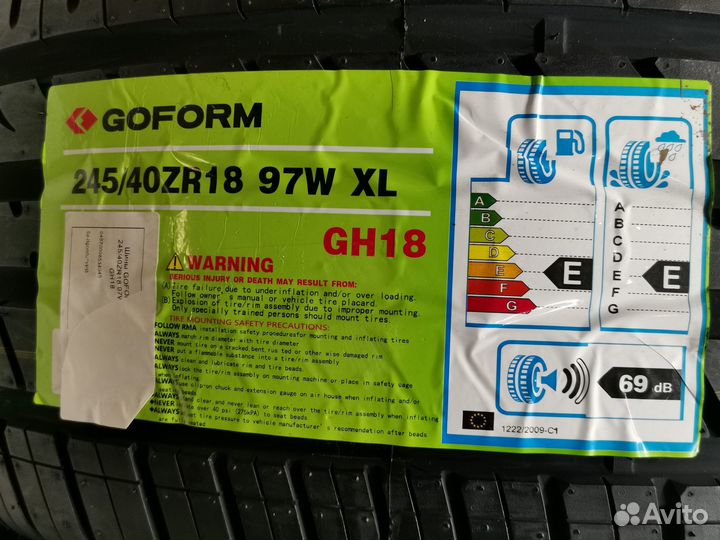Goform GH-18 245/40 R18