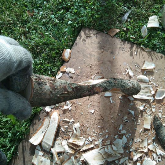 Рубленная эко лопатка из сливы ручной работы