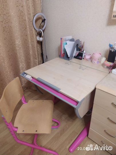 Растущая парта и стул