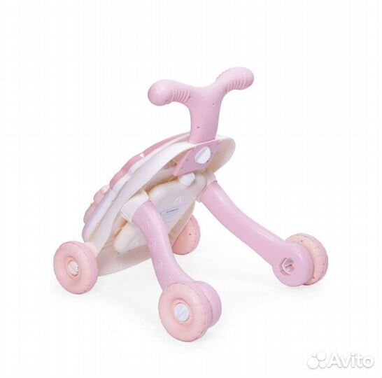 Ходунки-каталка детские со съемной панелью (3в1)