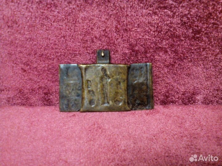 Икона, дорожн. складень Скорбящяя Богородица xixв