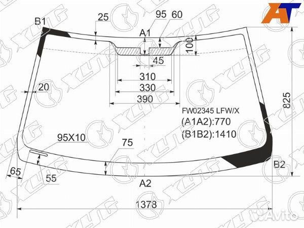 Стекло лобовое lexus IS200