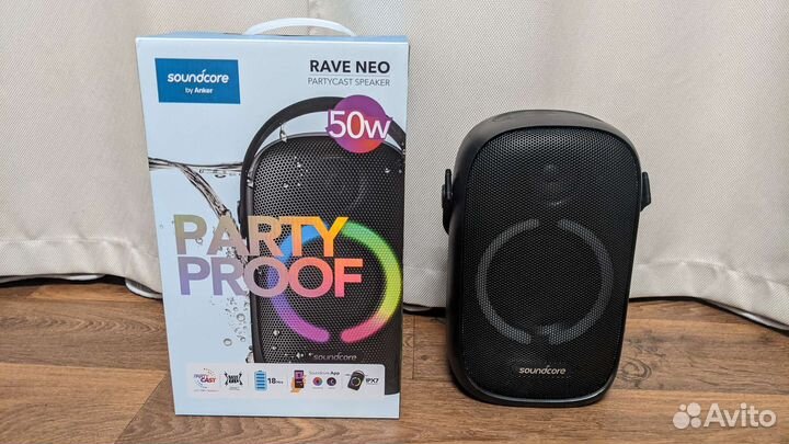 Портативная колонка anker soundcore rave neo