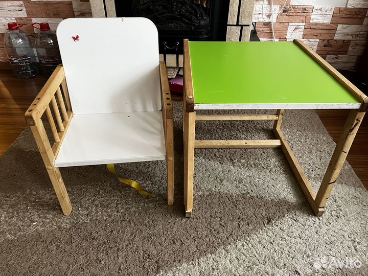 Детский стол и стул