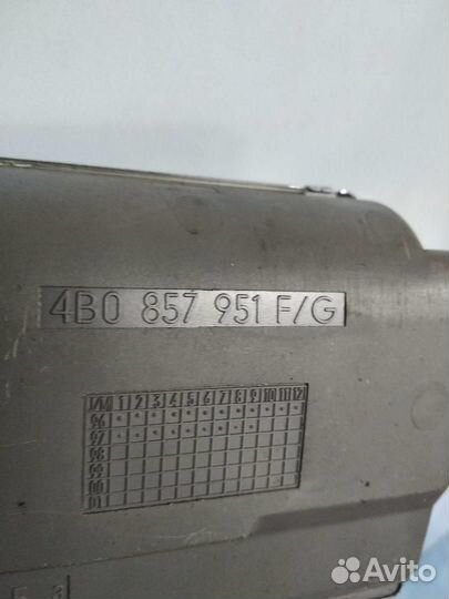 Пепельница передняя 4B0857951G