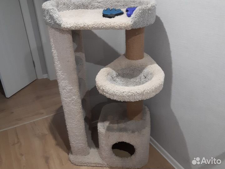 Когтеточка домик для кошки бу