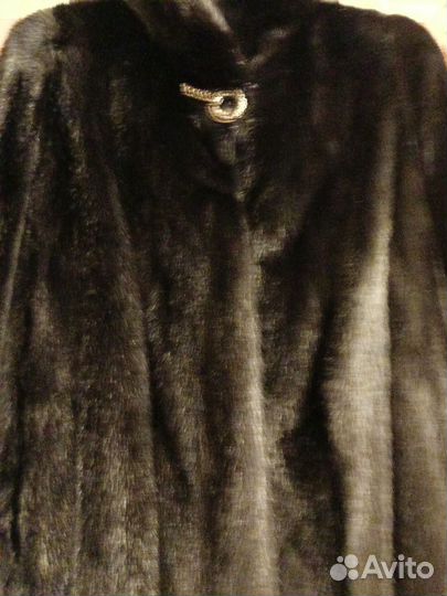 Шуба норковая 42 44 черная