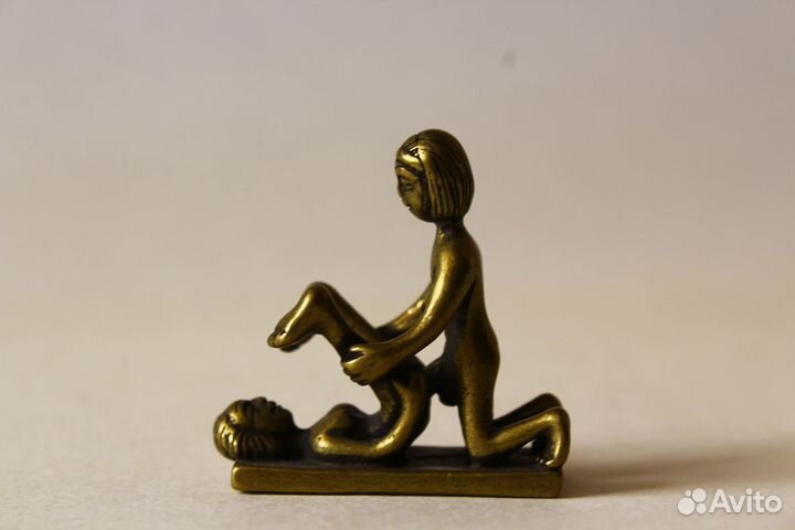 Бронзовая статуэтка, миниатюра, Ню