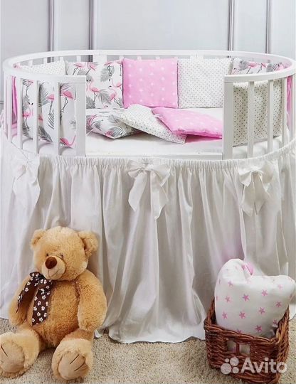 Бортики в детскую кроватку новые