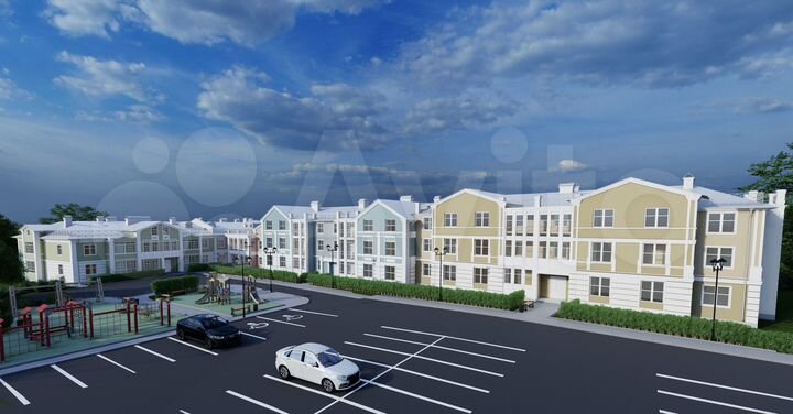 2-к. квартира, 82,5 м², 2/3 эт.