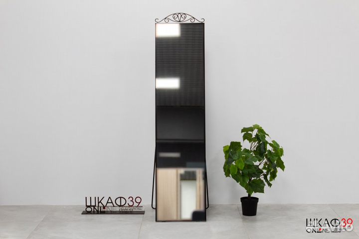 Karmsund Зеркало напольное Чёрное 40x167 см IKEA 4