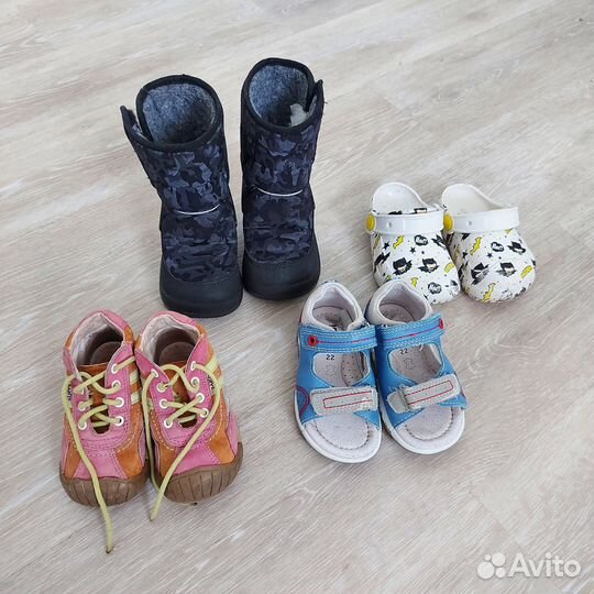 Сандалии ботинки для мальчика 21 22 23 комплект