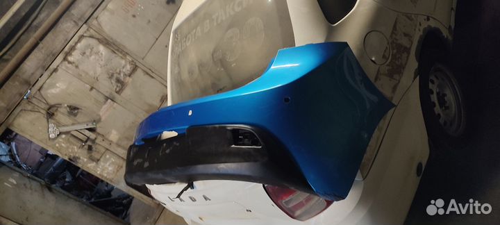 Бампер задний mazda 3 BL под парктроник