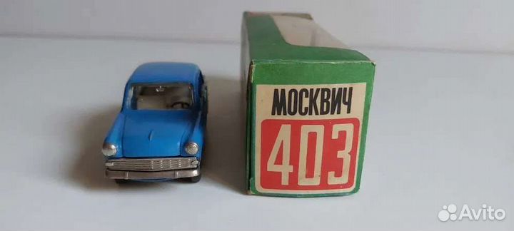 Модель Москвич 403 А7 сделано в СССР 1977 год