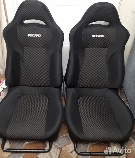 Комплект Рекаро с тканевыми обивками