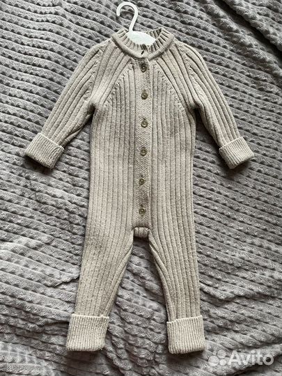 Вязанный комбинезон 80