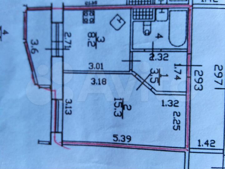 1-к. квартира, 34 м², 6/14 эт.