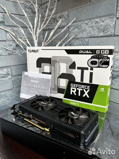 Видеокарта Rtx 3060 Ti 8GB Palit Dual OC/Пломба