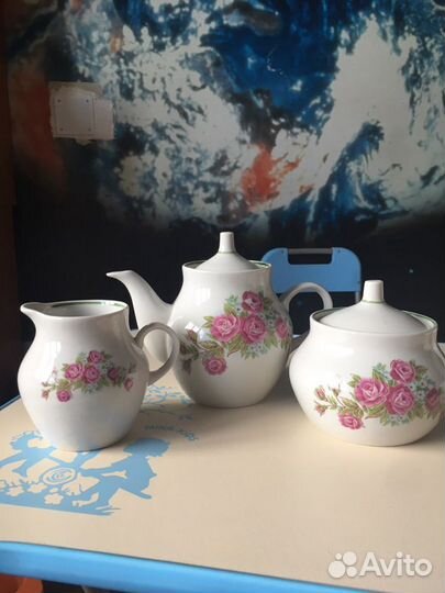 Чайный сервиз дулево розы