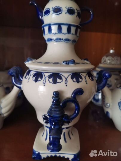 Самовар гжель