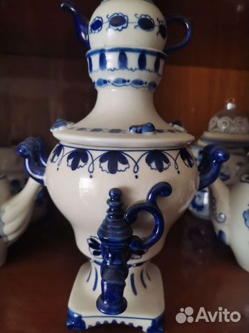 Самовар гжель