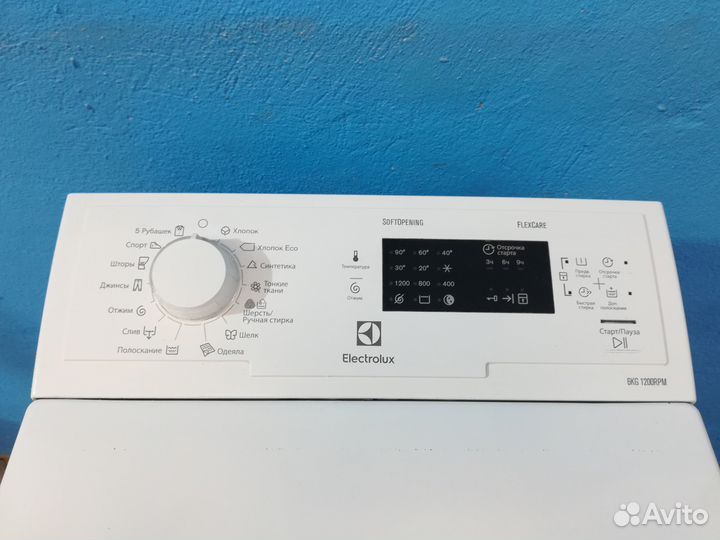 Electrolux с вертикальной загрузкой