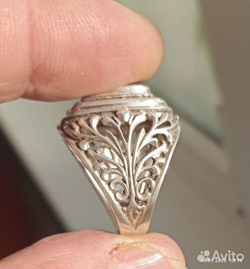 Мужской перстень серебро бу 925