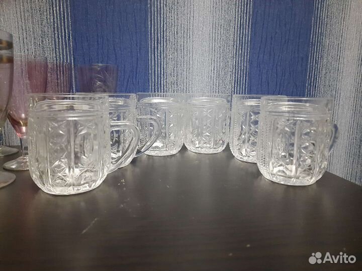 Кружки стекло 12 шт