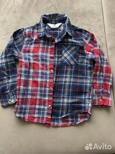 Фланелевая Рубашка H&M 110