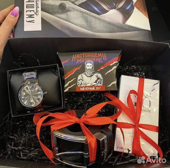 Мужской подарочный бокс