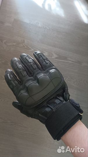 Мужские тактические перчатки (мотоперчатки) S+