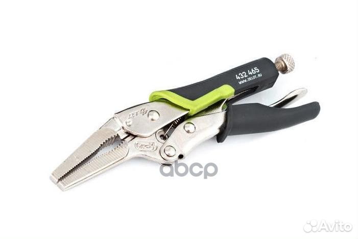 Зажим с фиксацией с удлинённым захватом двухко