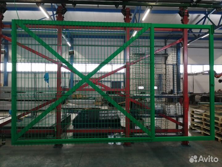 Забор 3Д, 3д панель, Сетка 3D секция забора