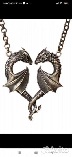 Старинные броши, кольца, волки, дракон. лисы