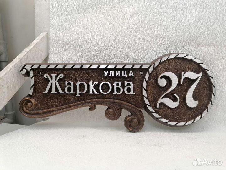 Адресные таблички из металла