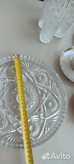 Блюдо хрустальное СССР